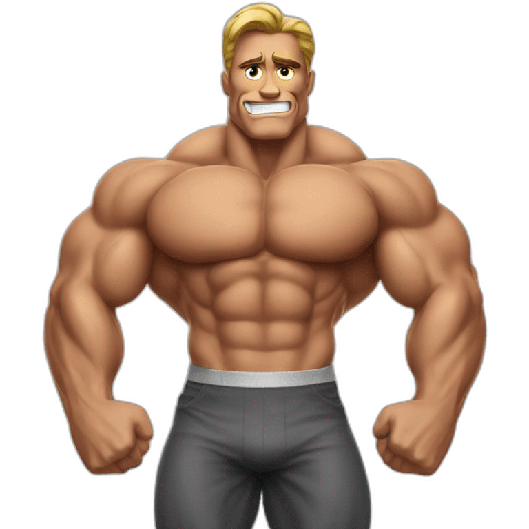 Bodybuilder Arnold emoji