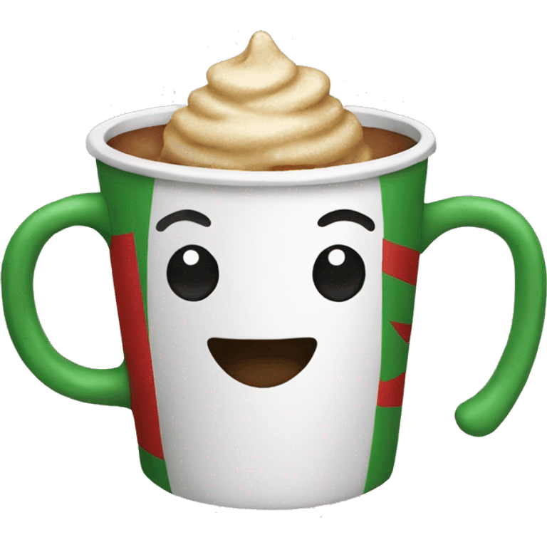 Christmas cup emoji