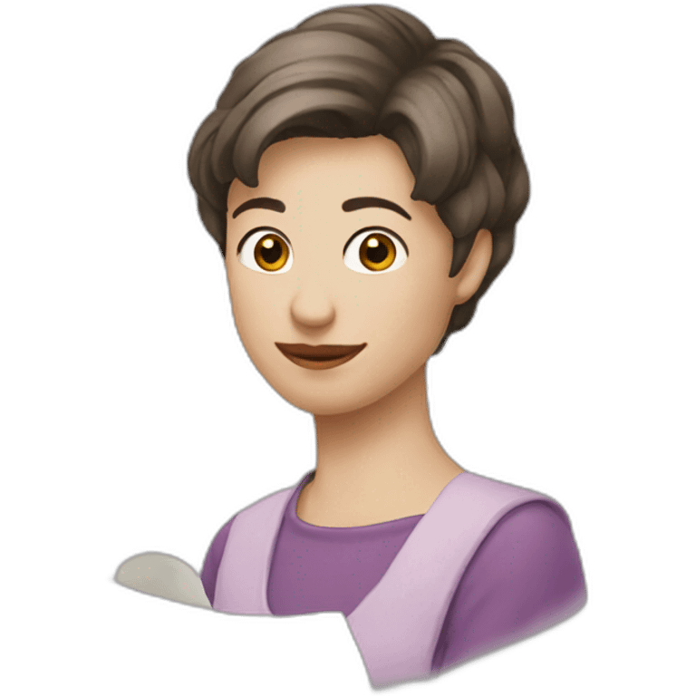 Бумажная кукла emoji