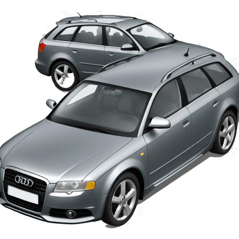 Audi a4 break 2006 grise  emoji