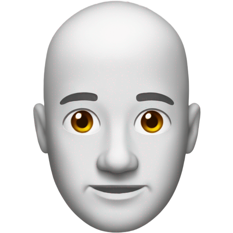 Styrofoam bald head emoji