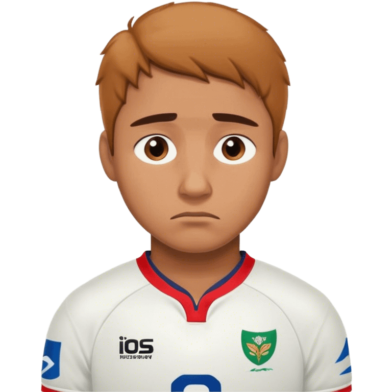 Sad rugby emoji