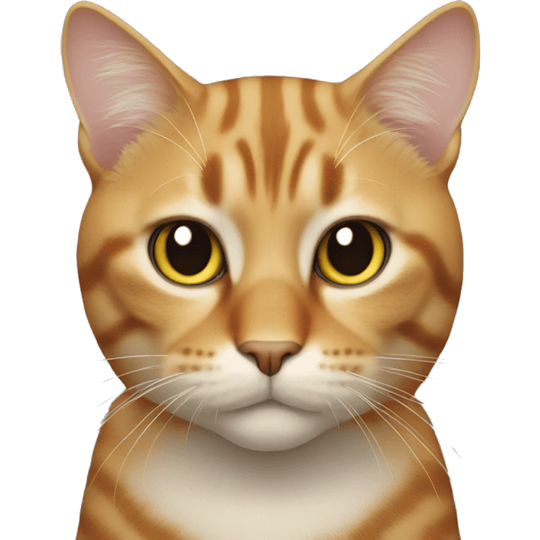 a bold cat emoji