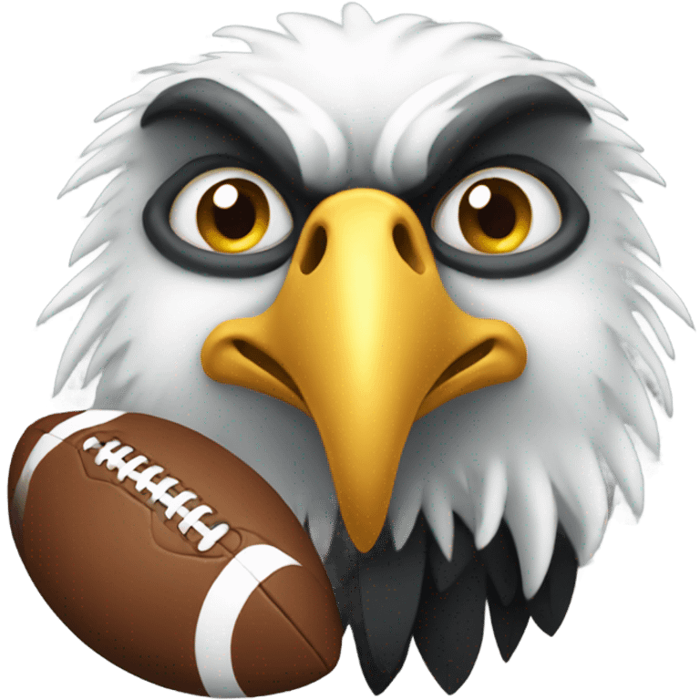 Eagle with football emoji