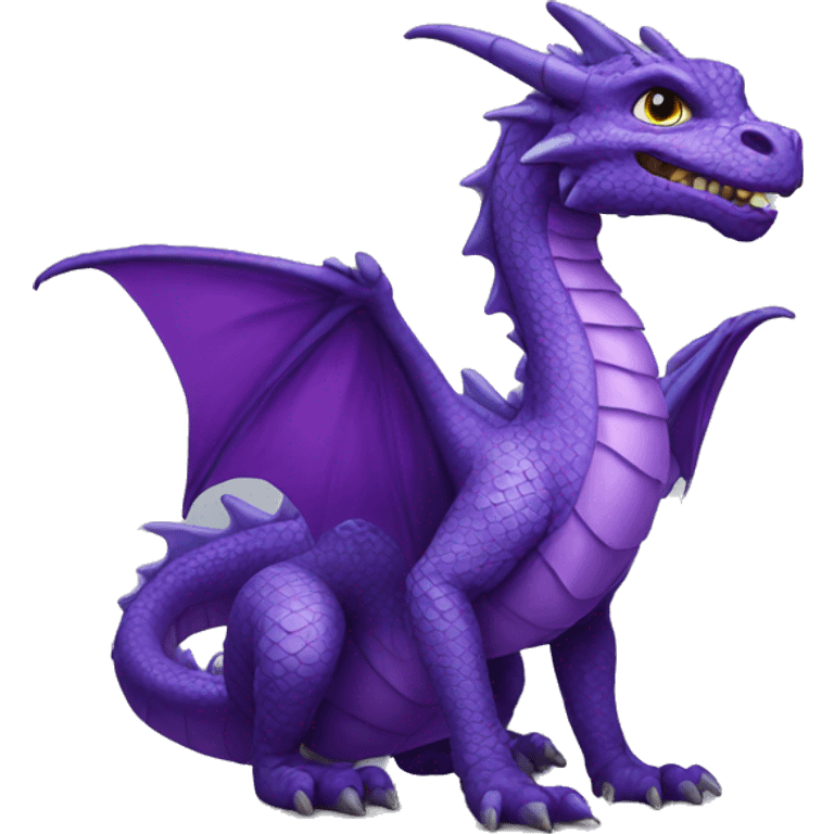 violet dragon emoji