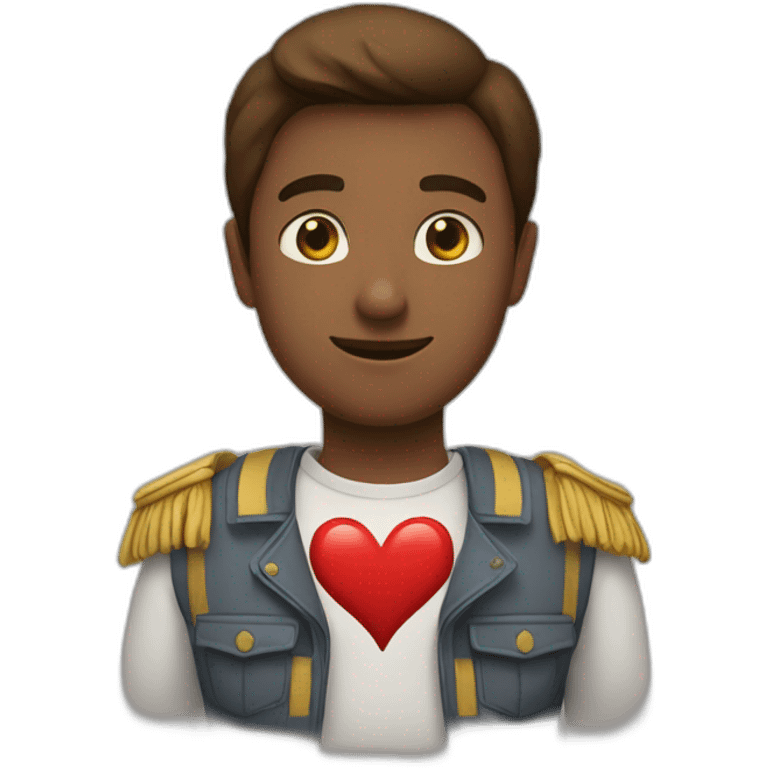 Main fésant un coeur  emoji