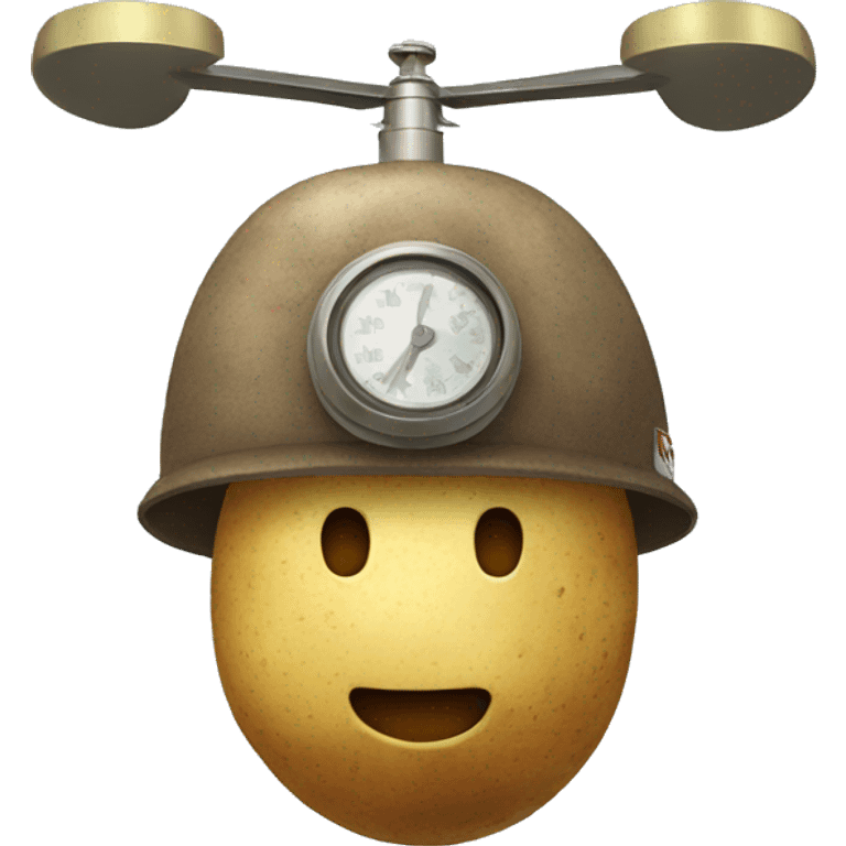 potato with helicopter hat emoji