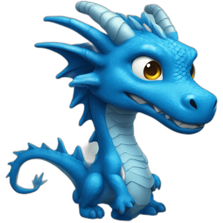 blue dragon emoji