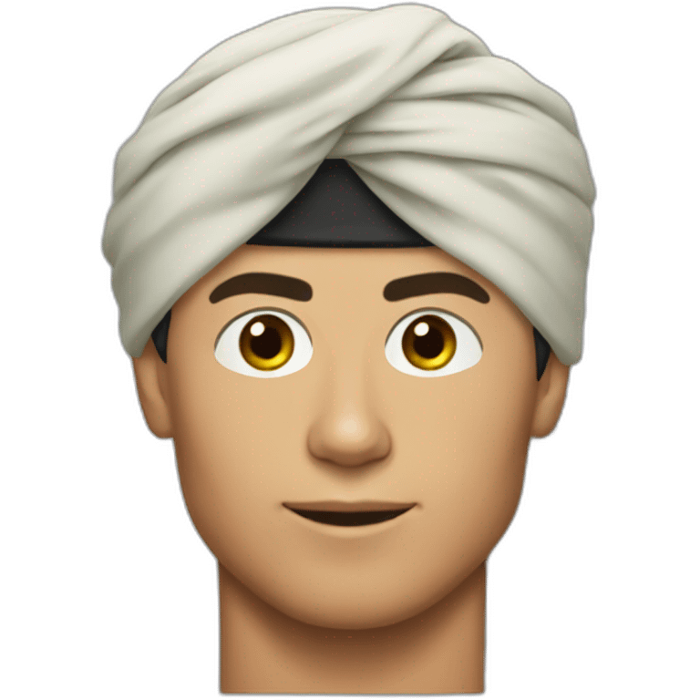 cristiano ronaldo with a turban  emoji