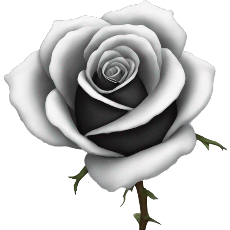 Black rose emoji