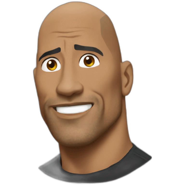 The Rock emoji