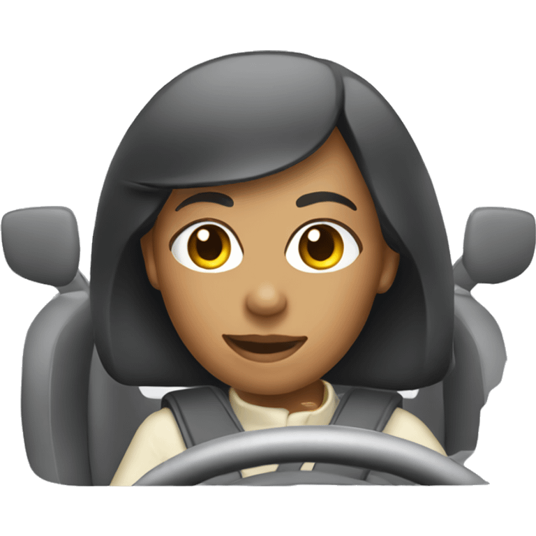 woman driving a honda car emoji