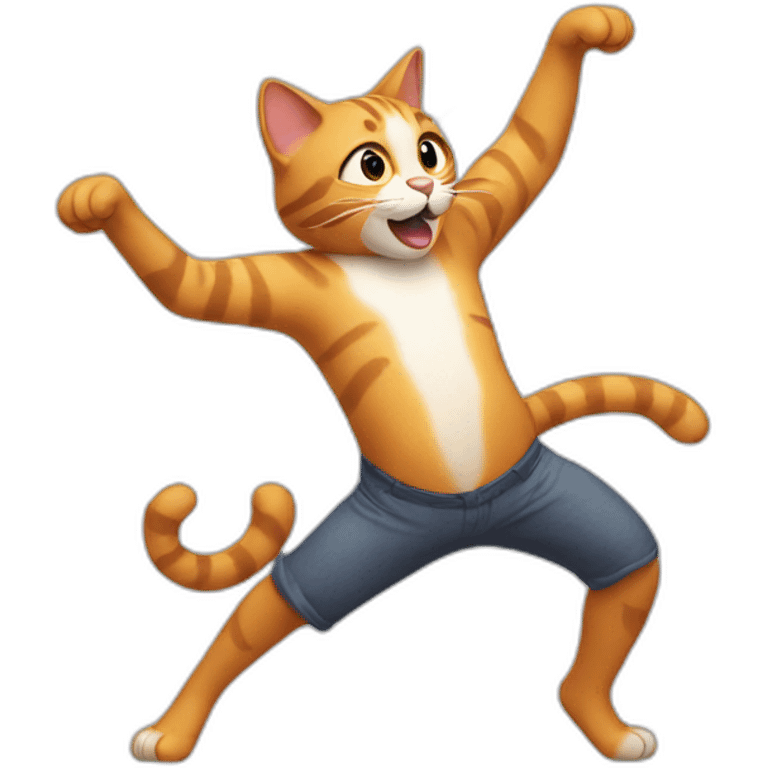 dancing cat emoji