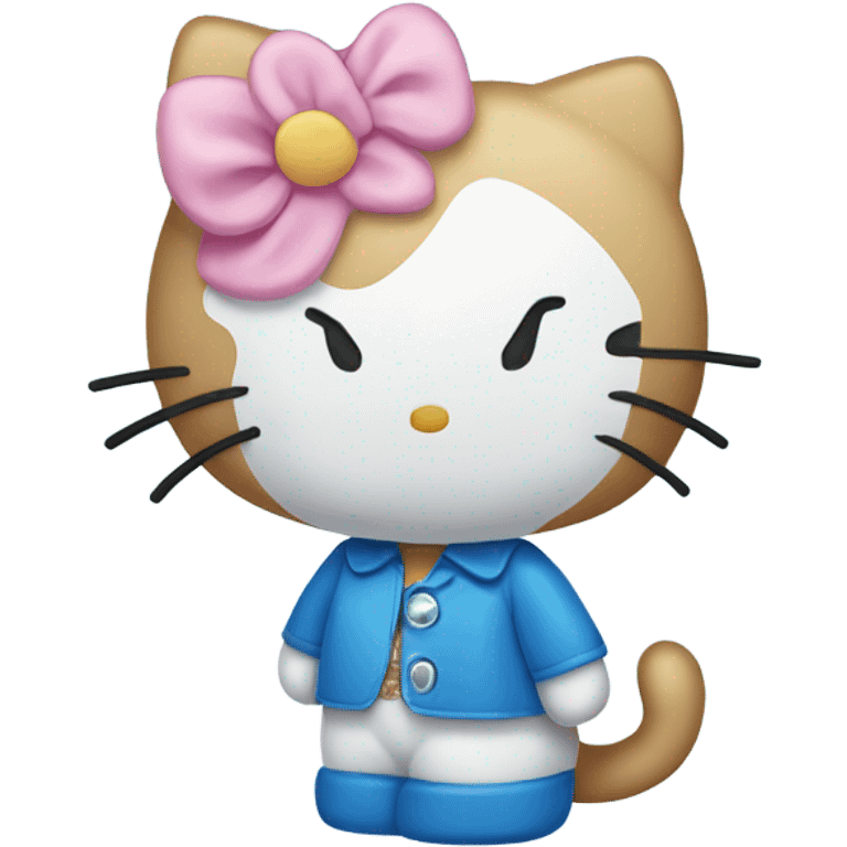 Hello kitty en azul  emoji