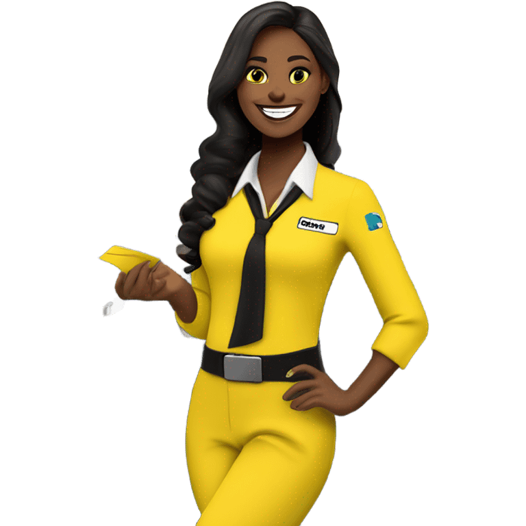 Spirit airlines flight attendant  emoji