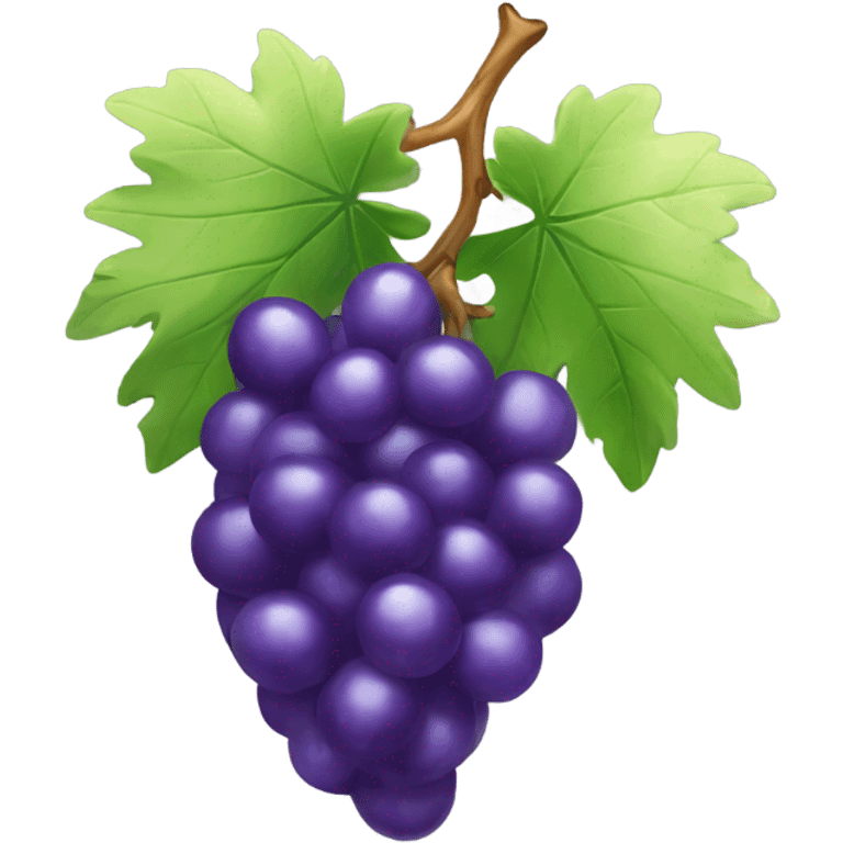 glass grapes emoji