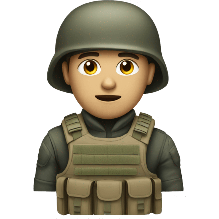 Modern soldier  emoji