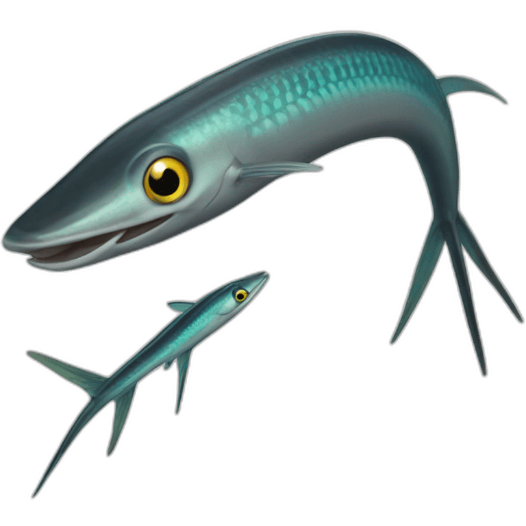 Black sea needlefish emoji