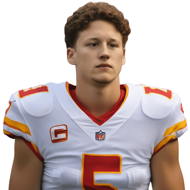 Josh Allen standing over Patrick Mahomes  emoji