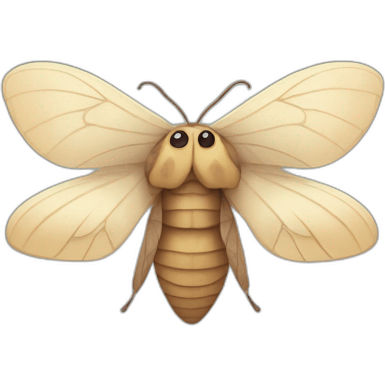 cute moth emoji