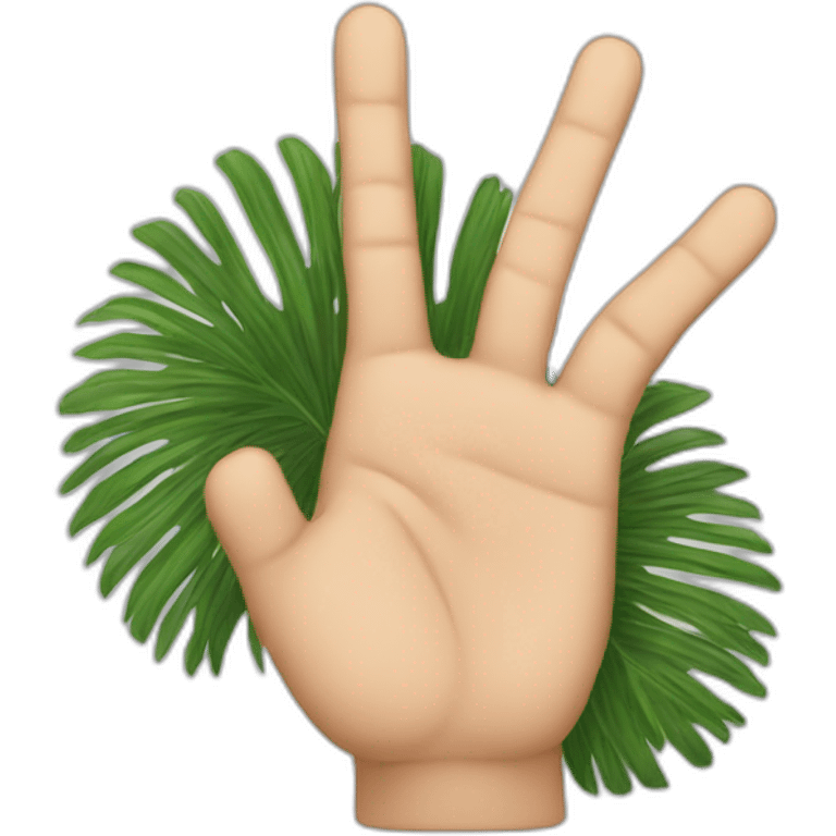 Palm of one hand open except for the middle finger, which is extended outwards emoji