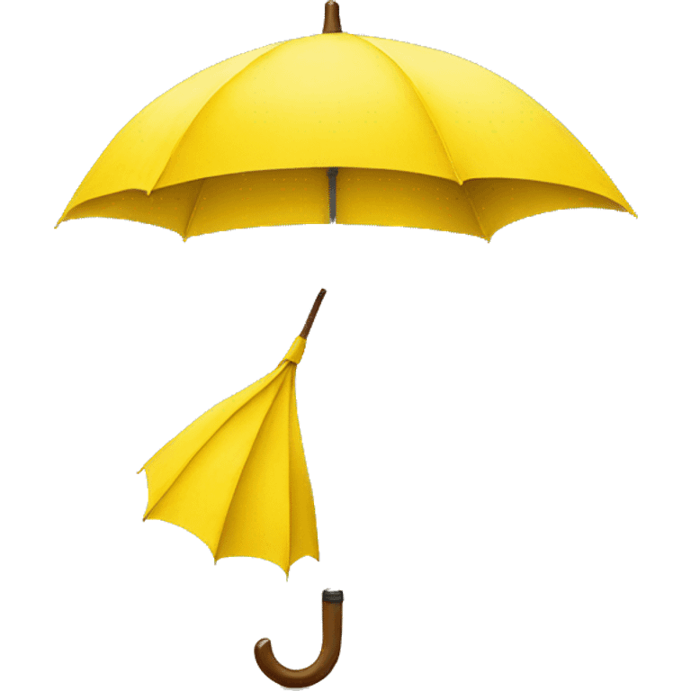 Yellow umbrella emoji