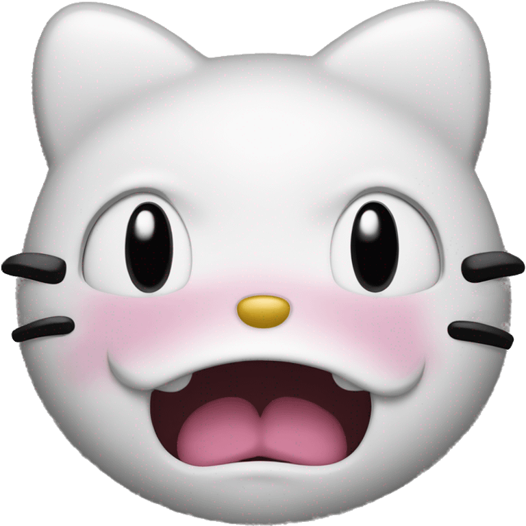 hello kitty mad emoji