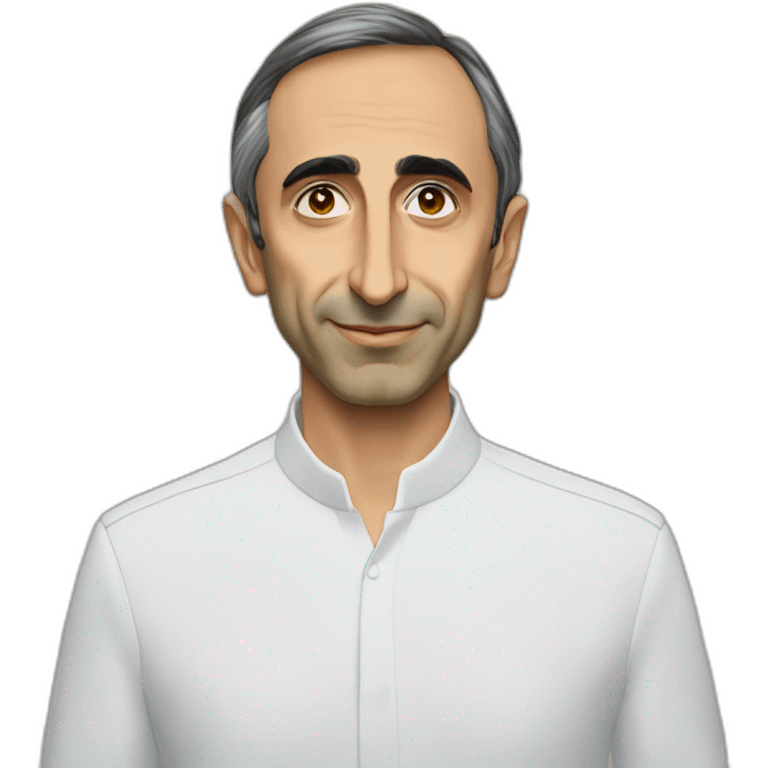 Éric zemmour en vetement arabe emoji