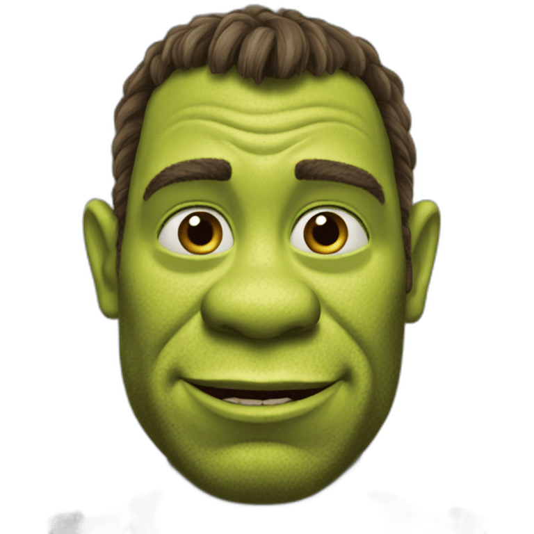 Realistic shrek emoji