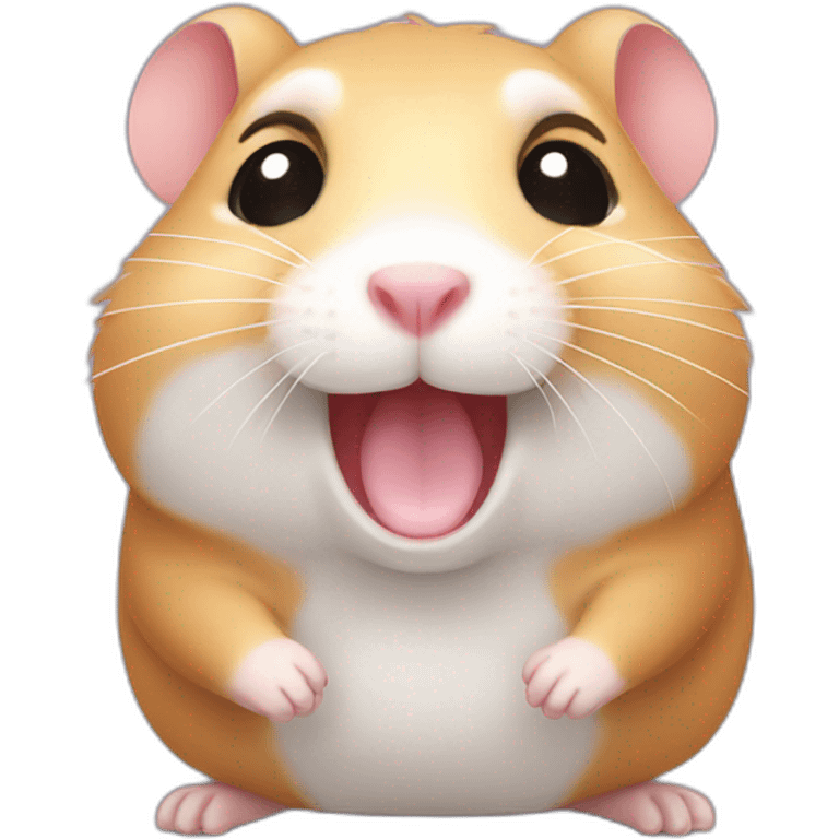 happy hamster emoji