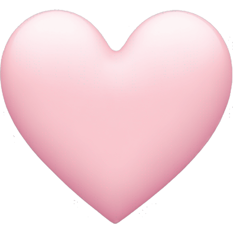 Pastel pink heart emoji