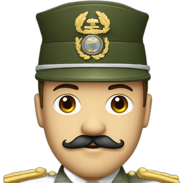 Army General with mustache emoji