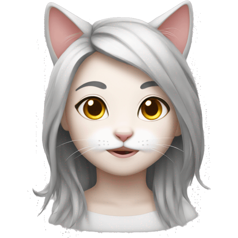 Girl cat emoji