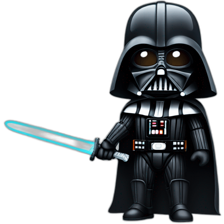 emoji Darth Vader holding a sword emoji