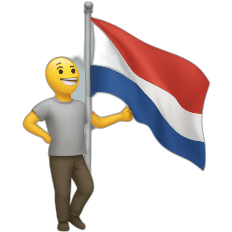 Person with flag emoji