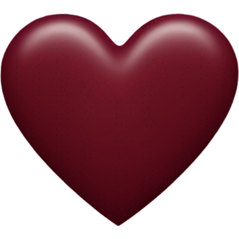 Maroon heart emoji