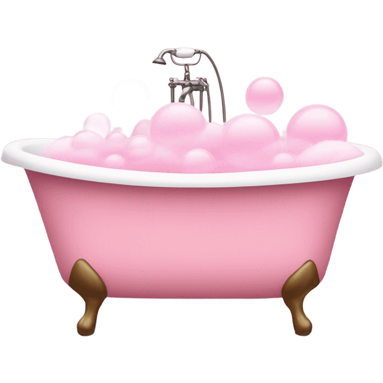 pink bubble bath emoji