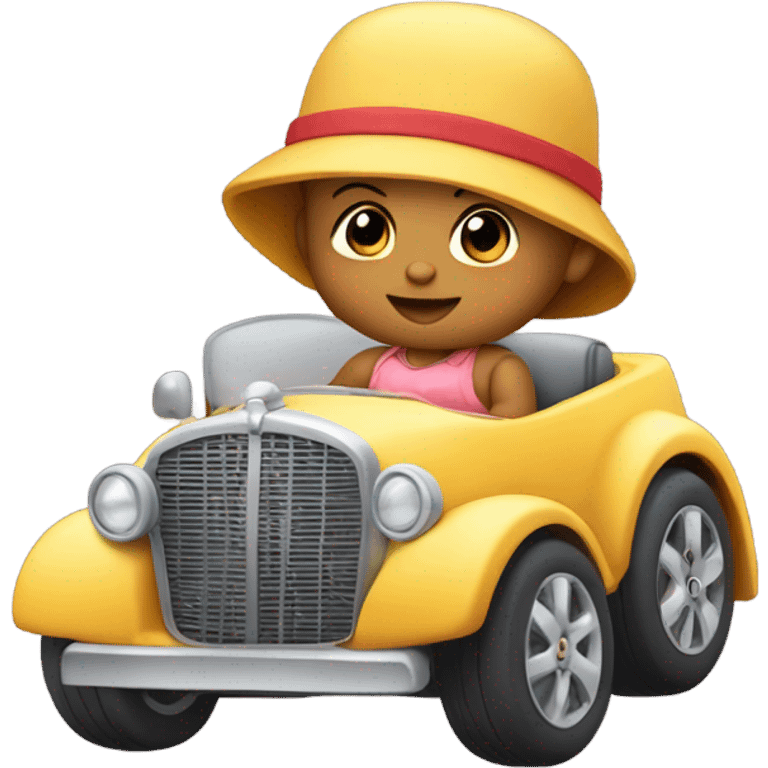 a car baby emoji