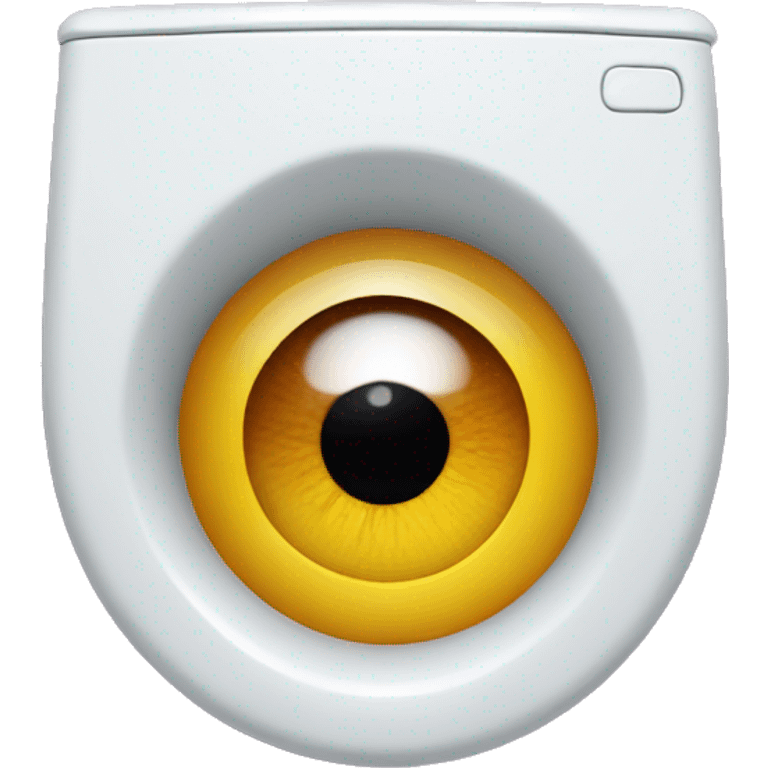 eye on a toilet emoji