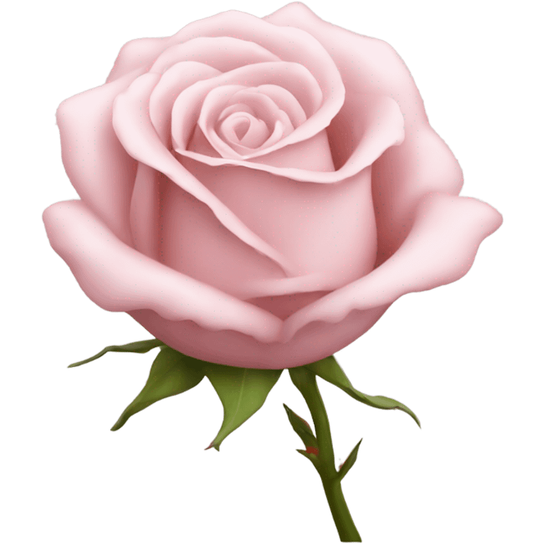 pale pink rose emoji