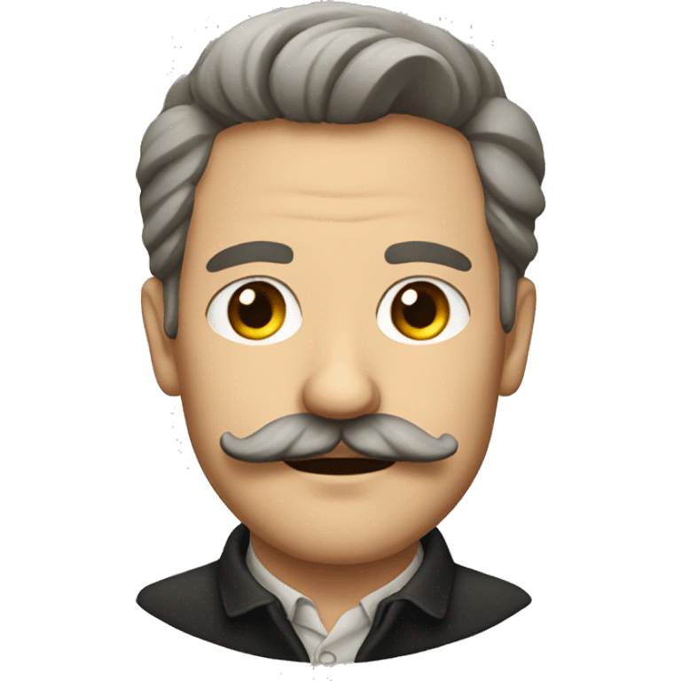 German man with mustache  emoji