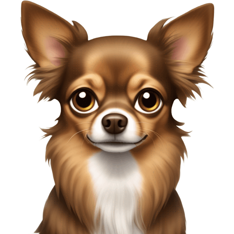 Chihuahua Long Hair Brown emoji