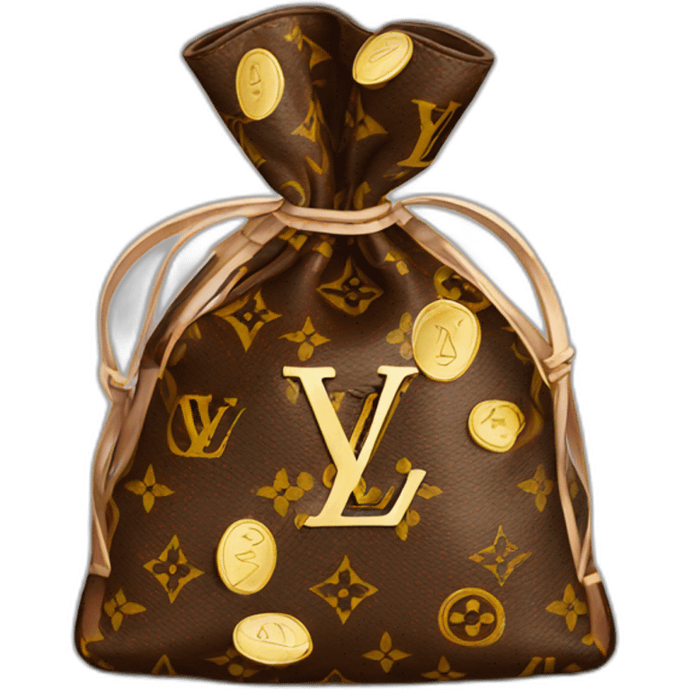 Louis Vuitton money emoji