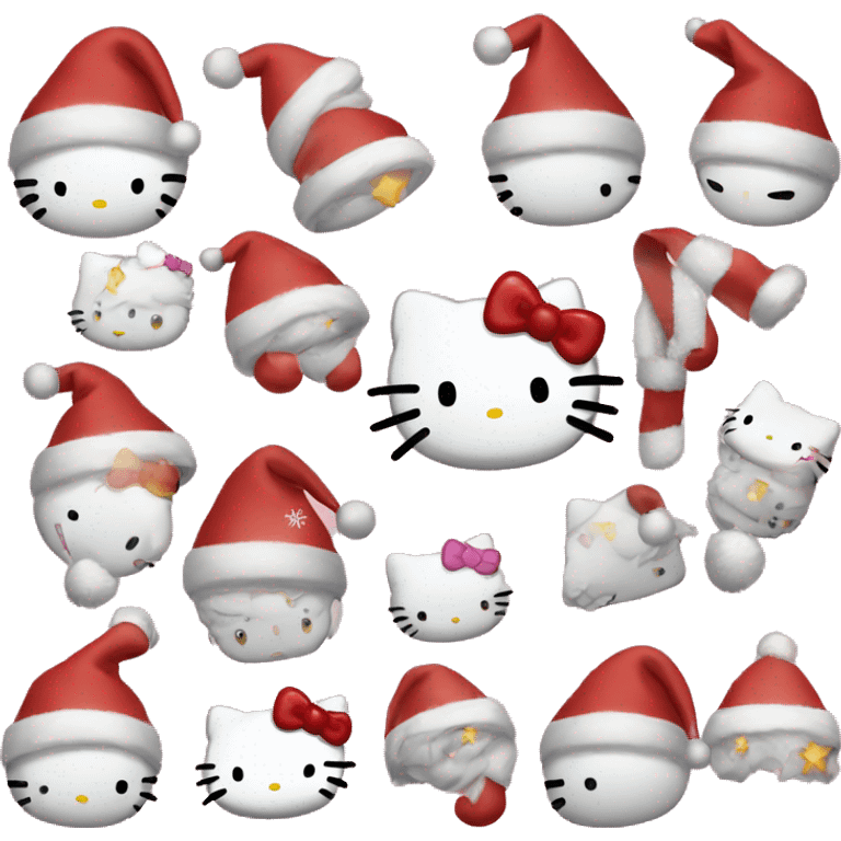 Hello kitty Christmas  emoji