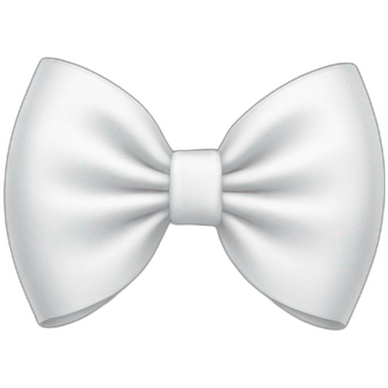 White bow emoji