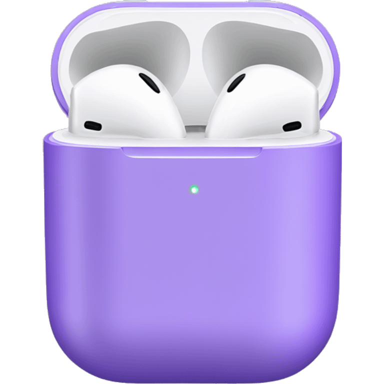 Purple AirPods emoji