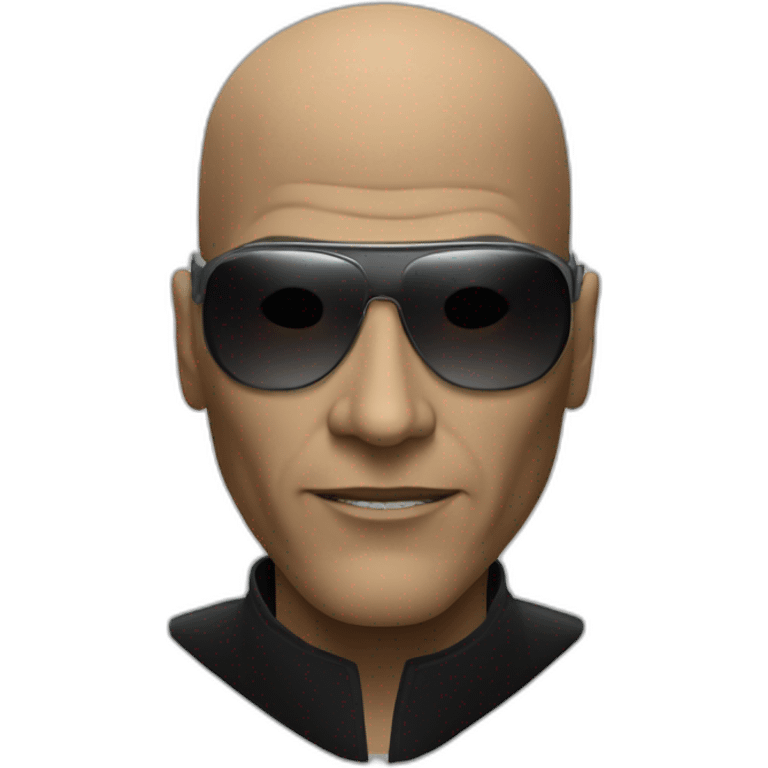 Morpheus the matrix emoji