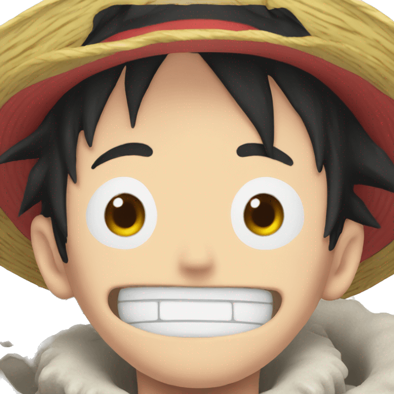 Luffy melt emoji