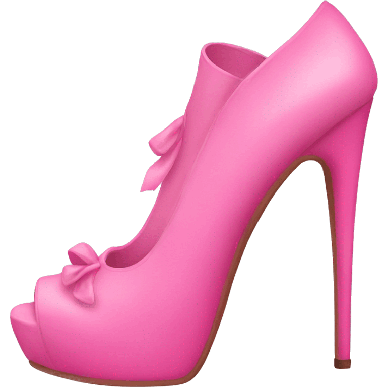 Pink heels  emoji