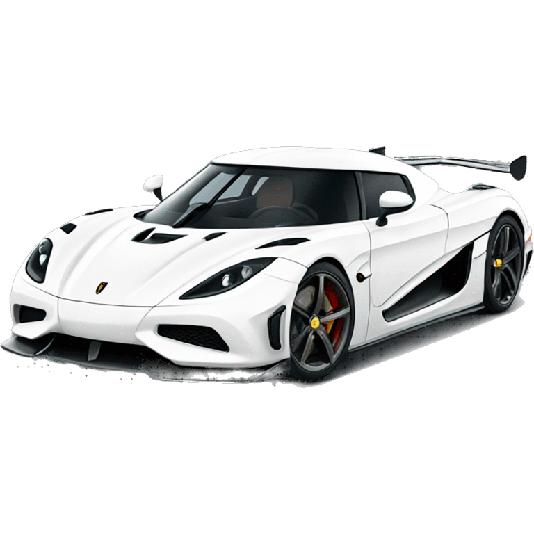 White koenigsegg gemera  emoji